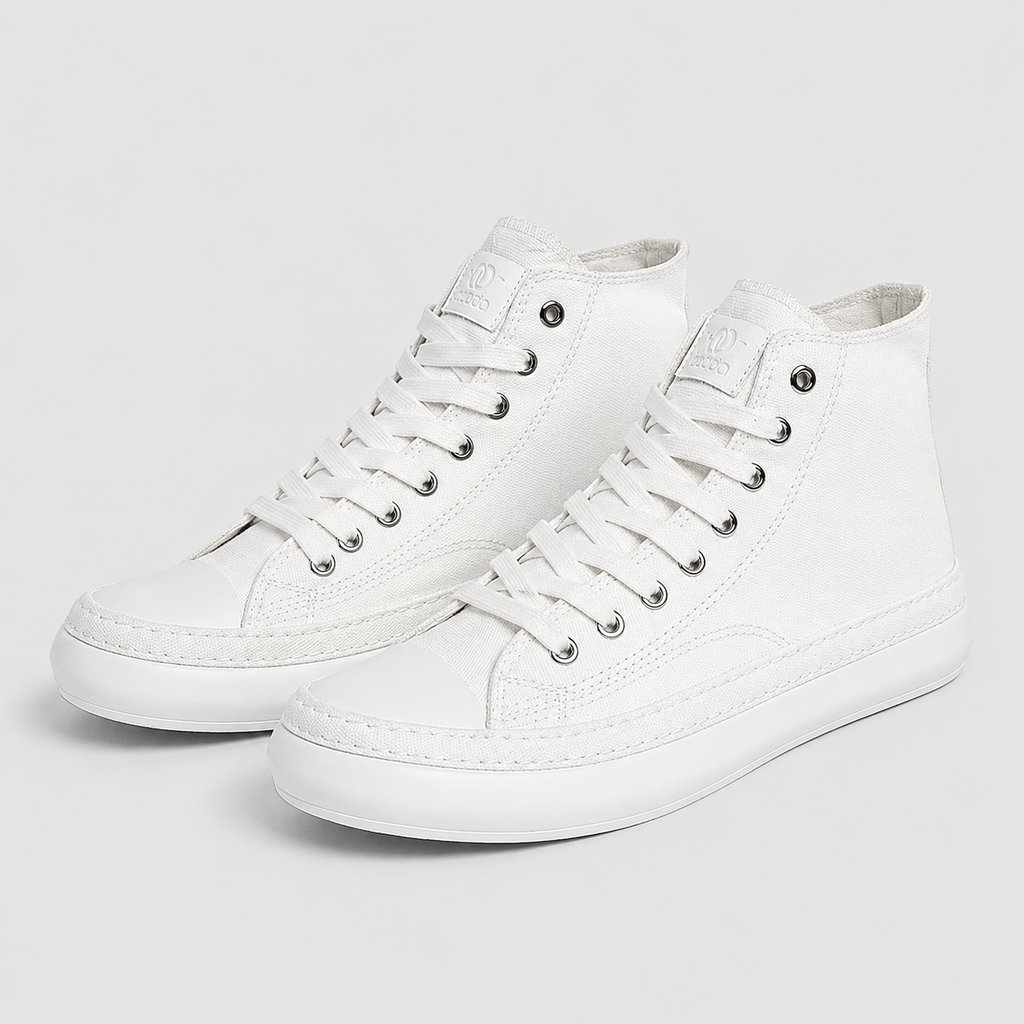 Men's High Top Canvas Vulcanised Sneakers