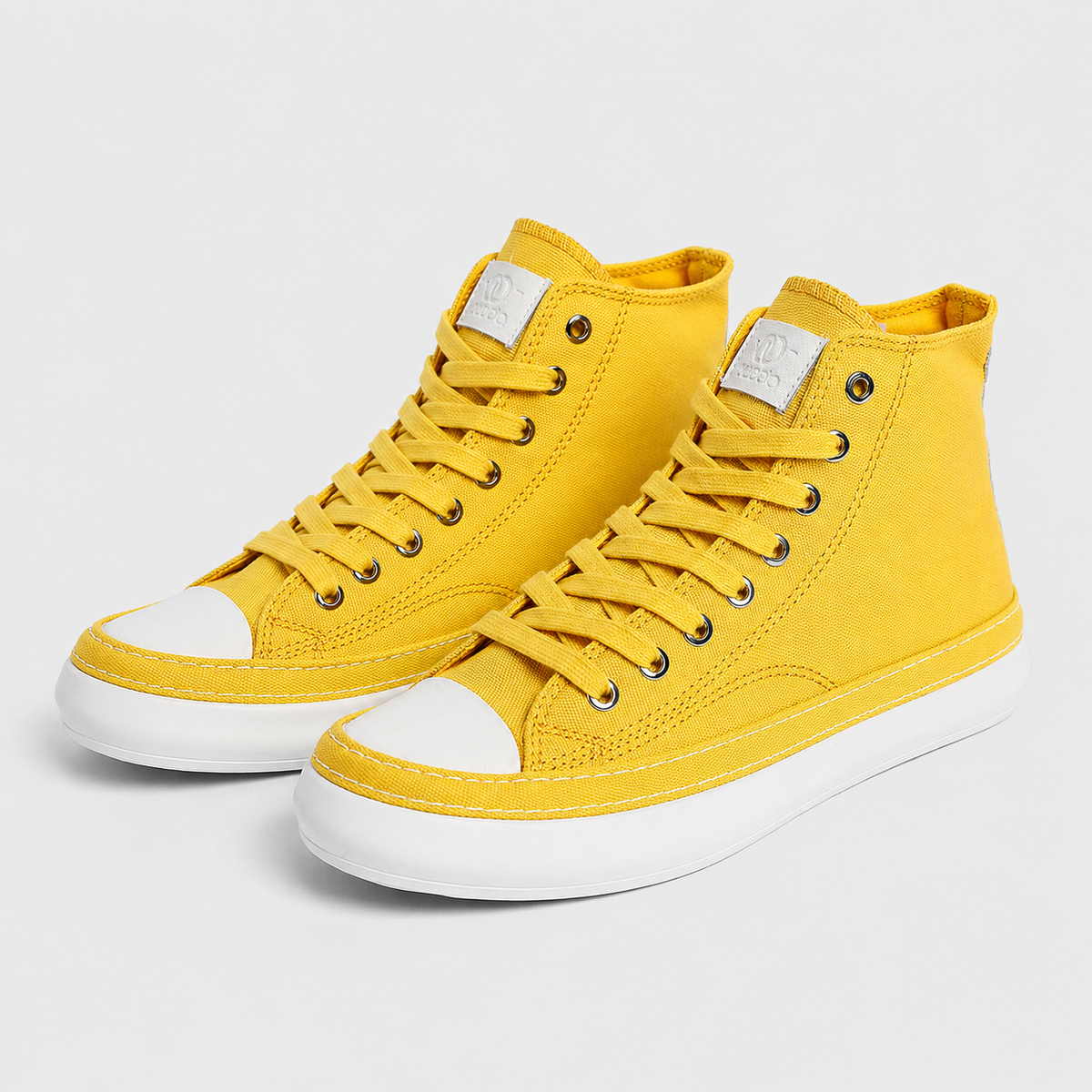 Men's High Top Canvas Vulcanised Sneakers