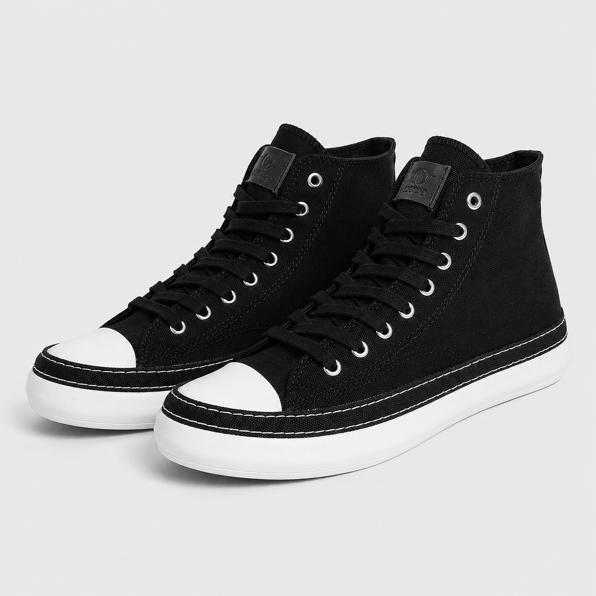 Men's High Top Canvas Vulcanised Sneakers