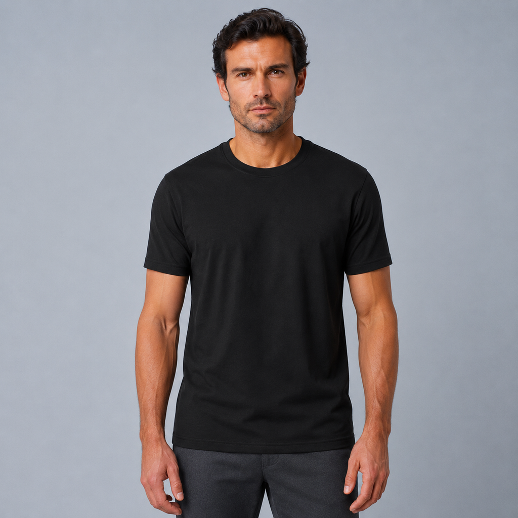 Men's Cotton Crew Neck Soft Touch T-Shirt