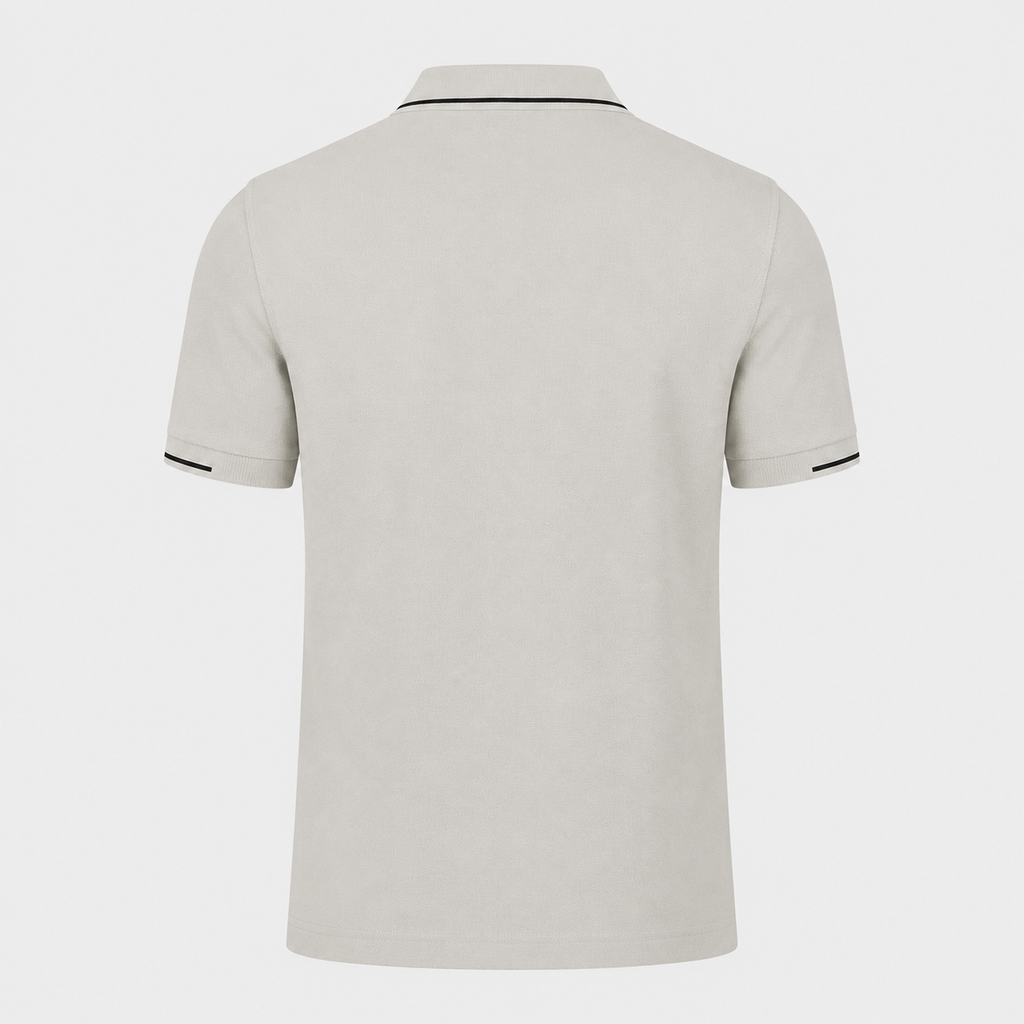 Men's Classic Fit Short Sleeve Polo Shirt Black Canvas