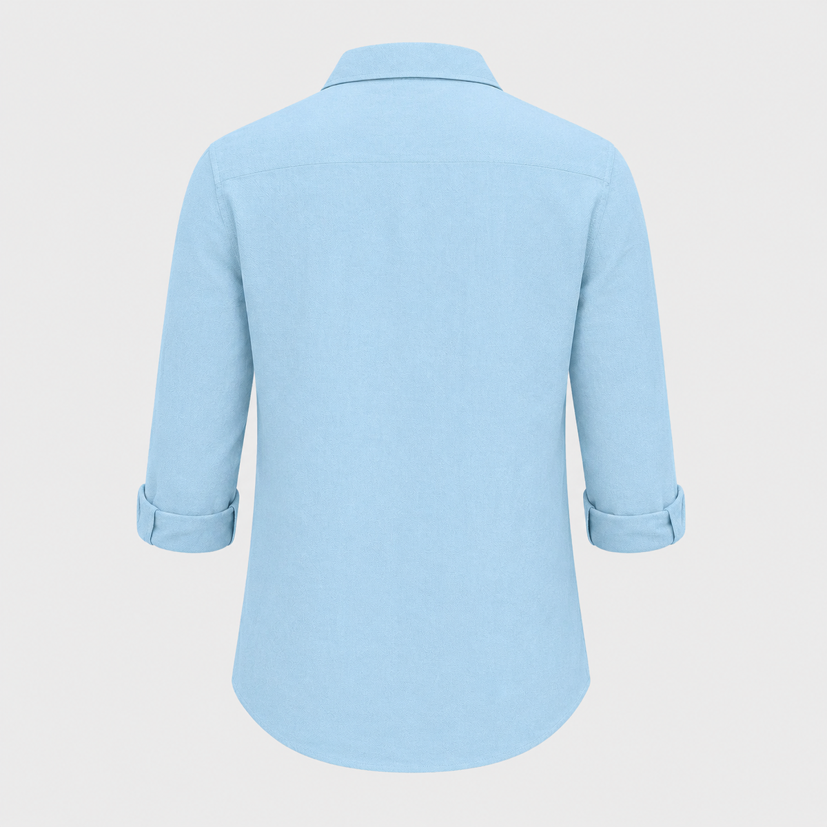 Men's Linen Cotton Loose Lapel Shirt Black Canvas