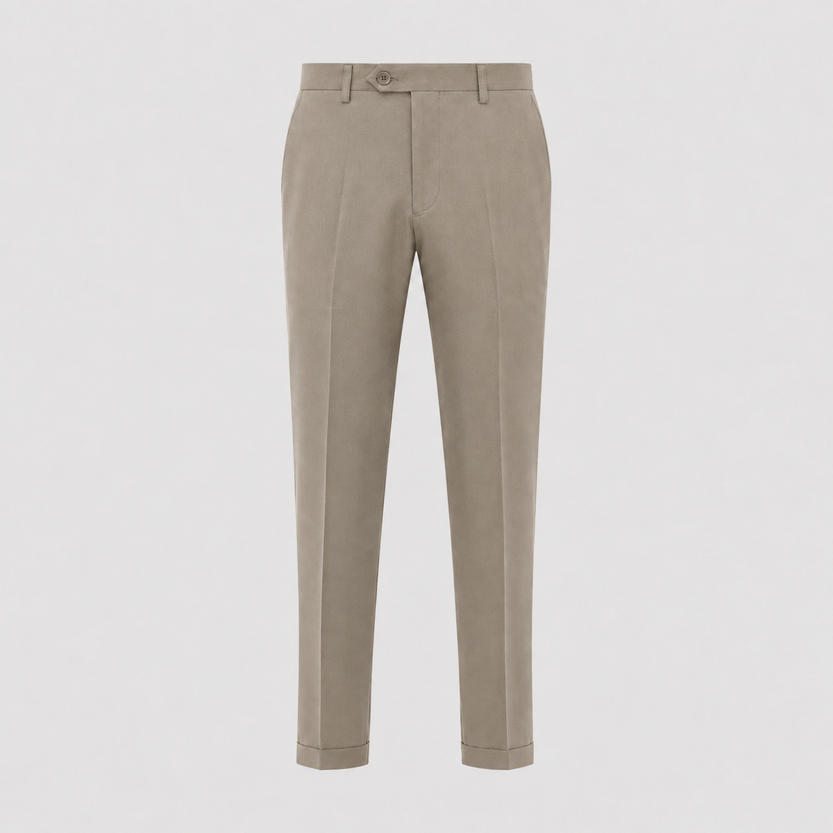Men's Slim Fit Formal Tailored Trousers Black Canvas