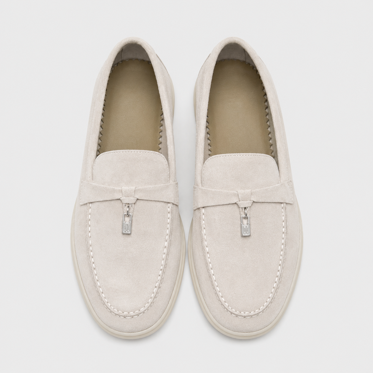 Men's Vintage Flat Moccasins Black Canvas